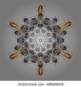 Christmas s. Vector illustration. Magic holiday abstract background with star and falling snowflakes.