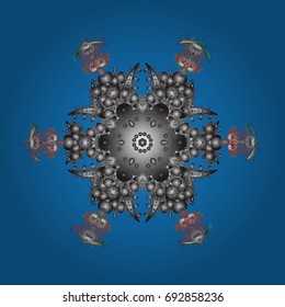 Christmas s. Vector illustration. Magic holiday abstract background with star and falling snowflakes.
