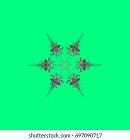 Christmas s. Vector illustration. Magic holiday abstract background with star and falling snowflakes.