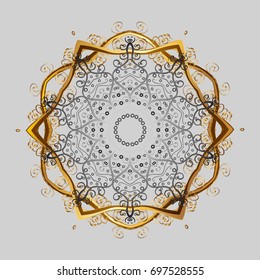 Christmas s. Vector illustration. Magic holiday abstract background with star and falling snowflakes.