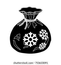 christmas sack icon