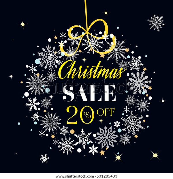 christmas-sale-20-off-sign-text-stock-vector-royalty-free-531285433