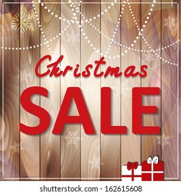 Christmas sale background 