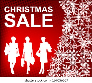 christmas sale background