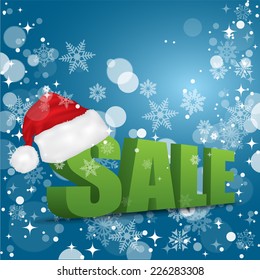 Christmas sale background