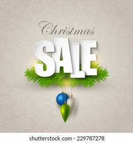 Christmas sale background