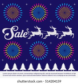 Christmas Sale background