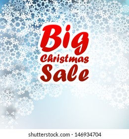 Christmas sale background. EPS 10
