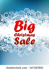 Christmas sale background. EPS 10