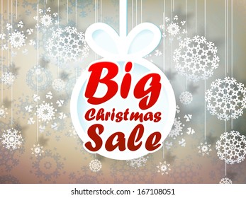 Christmas sale background. + EPS10 vector file