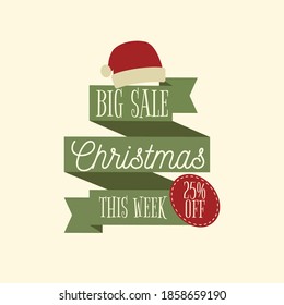 Christmas sale background and icon set pattern. Vector Illustration.Wallpaper. Flyers, invitation, posters, brochure, banners, calendar