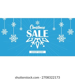 Christmas sale background vector design 