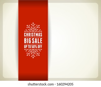 Christmas sale background. Vector illustration Eps 10. 