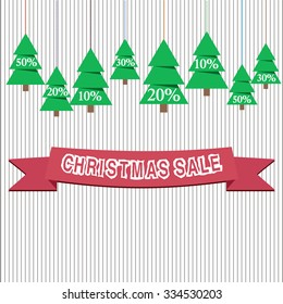 Christmas sale background. Vector illustration Eps 10.