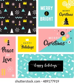 Christmas Sale backgrounds, mobile theme. Modern design for poster, card, invitation, flyer