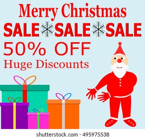 Christmas sale banner