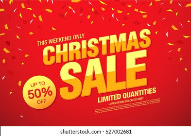 Christmas sale banner