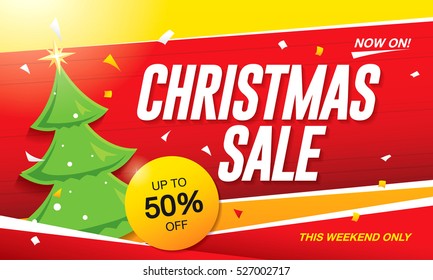 Christmas sale banner