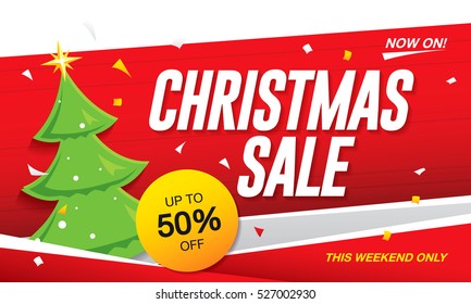 Christmas sale banner