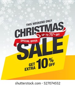 Christmas sale banner