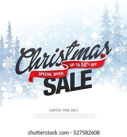 Christmas sale banner