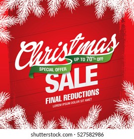 Christmas sale banner