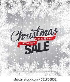 Christmas sale banner