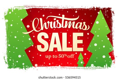 Christmas sale banner