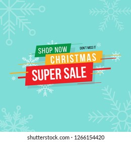 Christmas Sale Banner Advertisements - can use to your business promotion on christmas and new year or another moment 