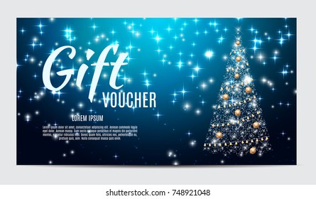 Christmas Sale Banner Background. Business Discount Card. Vector Illustration EPS10