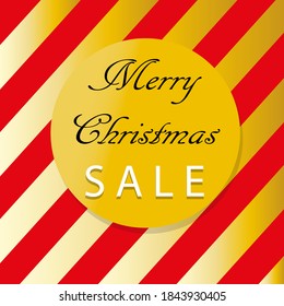 Christmas Sale banner template with colorful lights. Vector christmas holiday sale.banner.