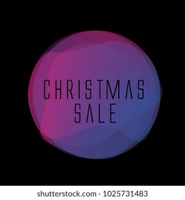 Christmas Sale, beautiful greeting card with with violet