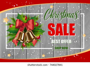 Christmas Sale Best Offer Lettering in Frame