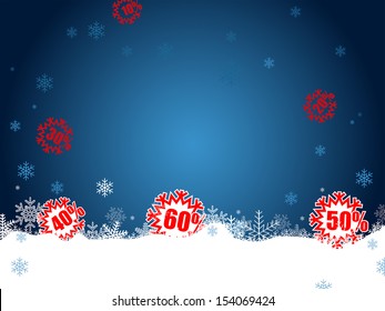 Christmas sale design template