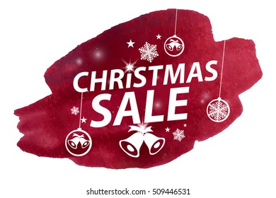Christmas sale design template