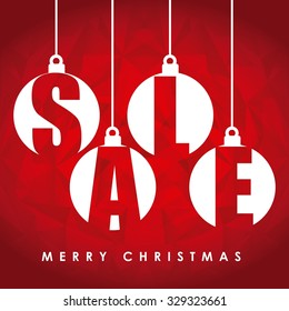 christmas sale design, vector illustration eps10 graphic 