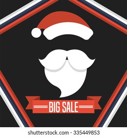 christmas sale design, vector illustration eps10 graphic 