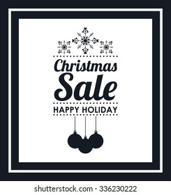 christmas sale design, vector illustration eps10 graphic 