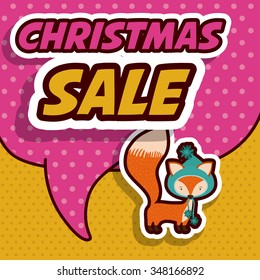 christmas sale design, vector illustration eps10 graphic 