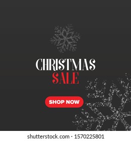 Christmas Sale Design Vintage Background