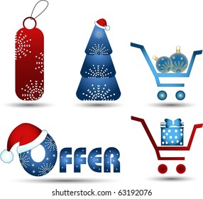 christmas sale elements