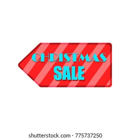 Christmas sale label and badge