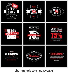 Christmas Sale Label set