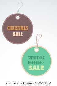 Christmas Sale Label Vector Design Collection