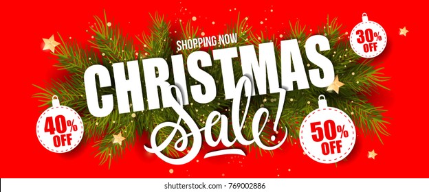 Christmas Sale Lettering