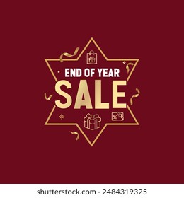 Christmas Sale Logo Unit Vector. Festival Offers, Retail, Marketing, Promotional Design