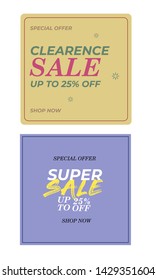 CHRISTMAS SALE NEW YEAR SALE BLACK FRDAY FLASH SALE TEMPLATE