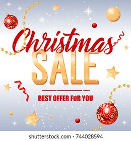 Christmas Sale Offer for You Inscription