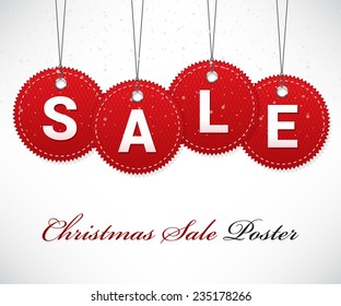 Christmas sale poster