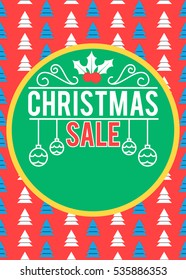 Christmas sale poster